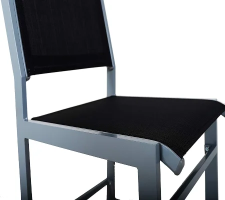 silla de aluminio terraza